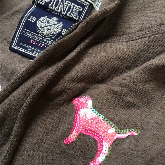 COPY - Victoria's Secret sequin zip up - Picture 3 of 3